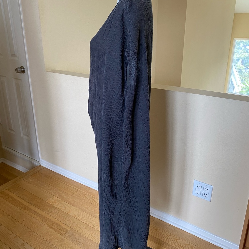 Chic Asymmetrical Black Dress - Picture 4 of 4